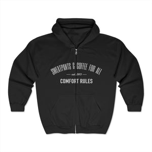 Full Zip Hooded Sweatshirt - Casual Stylish Comfort for Any Occasion