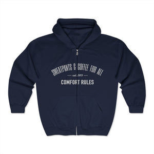Full Zip Hooded Sweatshirt - Casual Stylish Comfort for Any Occasion
